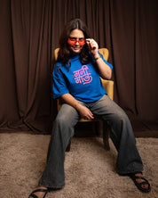 Mani Meow (MeowPink) Oversized T-shirt