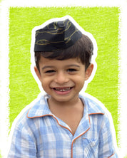 Kids Kaali Peeli Bhatopi (Black and Yellow)